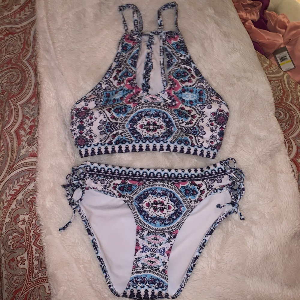 tribal print bikini